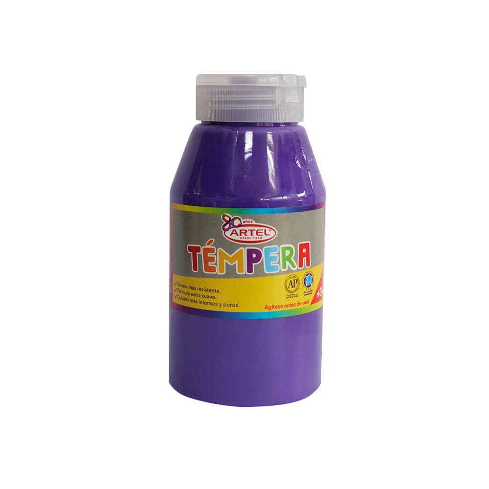 Frasco Témpera 250ml. COLOR VIOLETA Artel