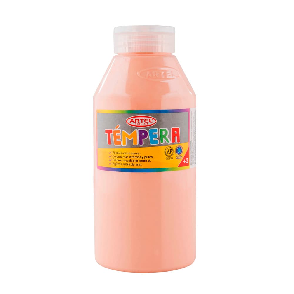 Frasco Témpera 250ml. COLOR ROSA Artel