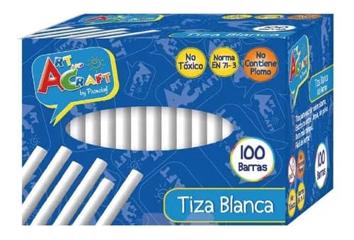 TIZA BLANCA 100 UNI