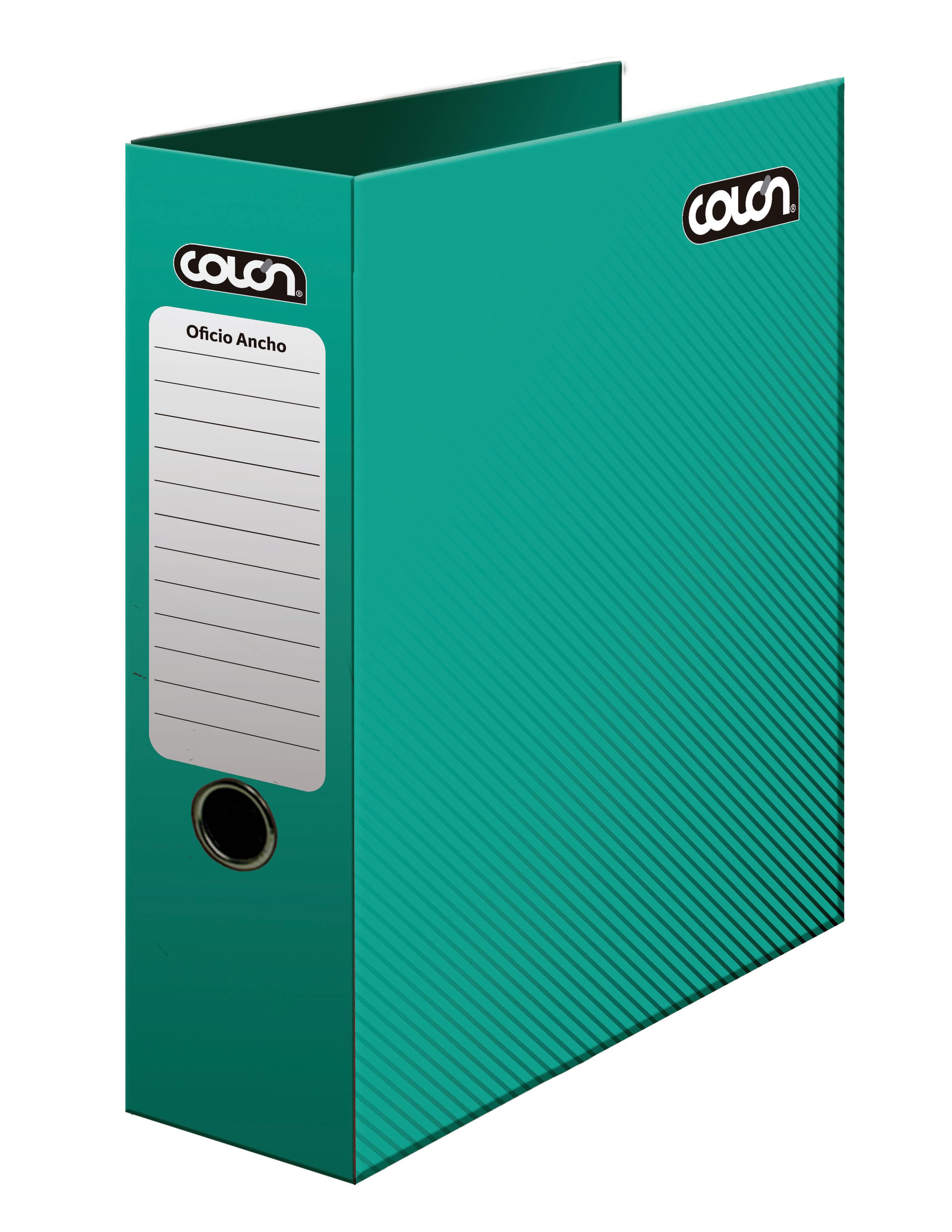 ARCHIVADOR COLON OFICIO ANCHO COLORES VERDE