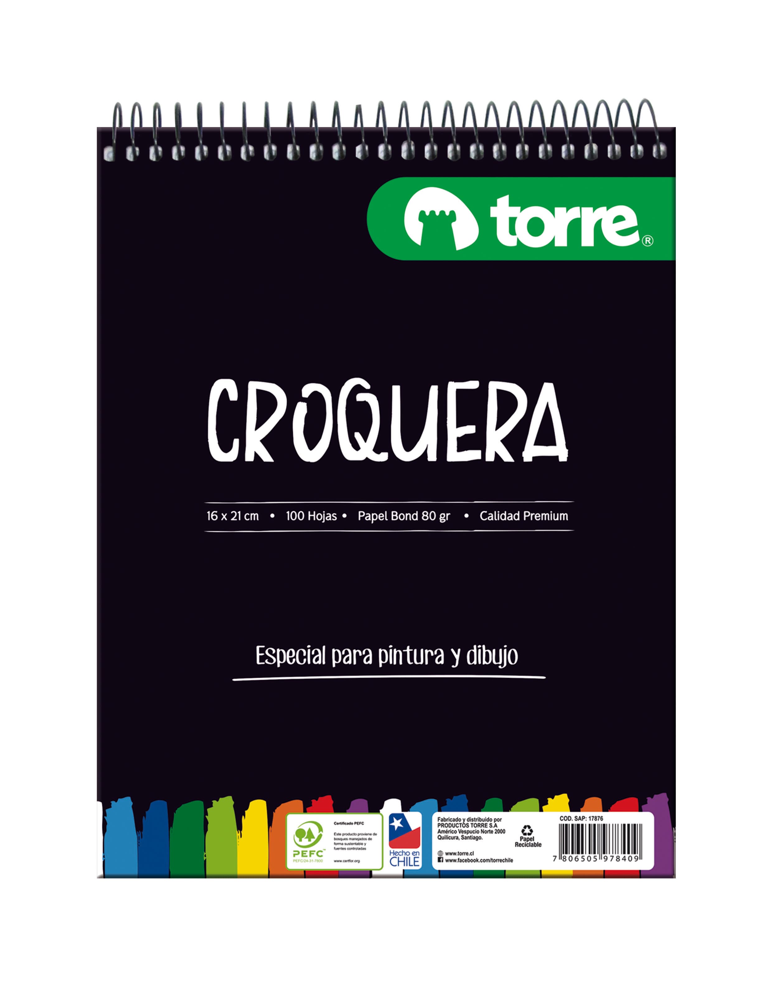 CROQUERA 16X21 100H IMAGIA