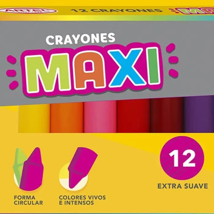Crayon Maxi  Artel 12 colores jumbo