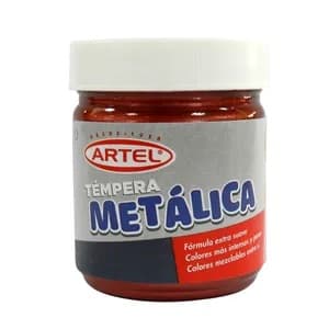 TEMPERA METALICA BURDEO 100ML ARTEL