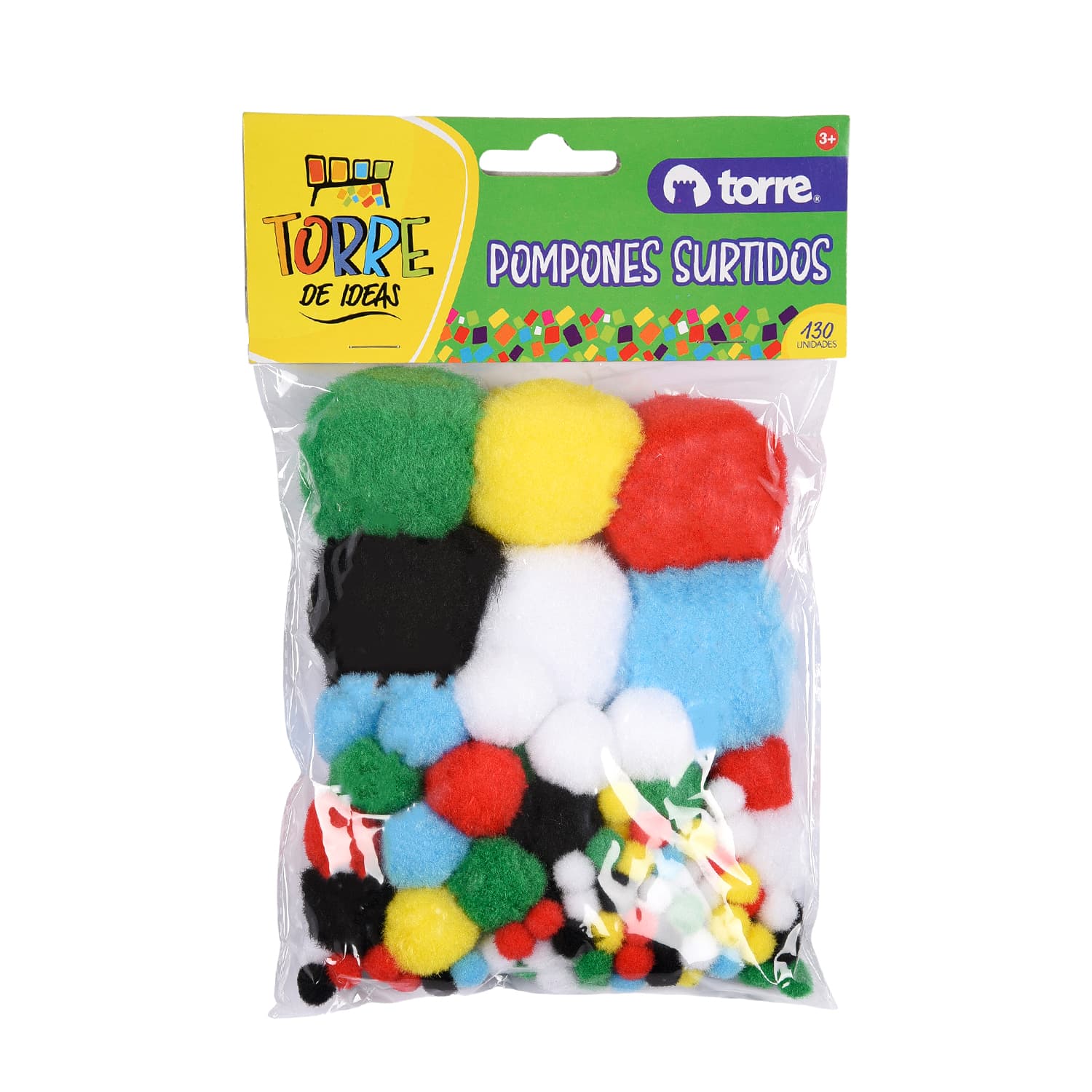 POM-POM TAMAÑO SURTIDOS TORRE