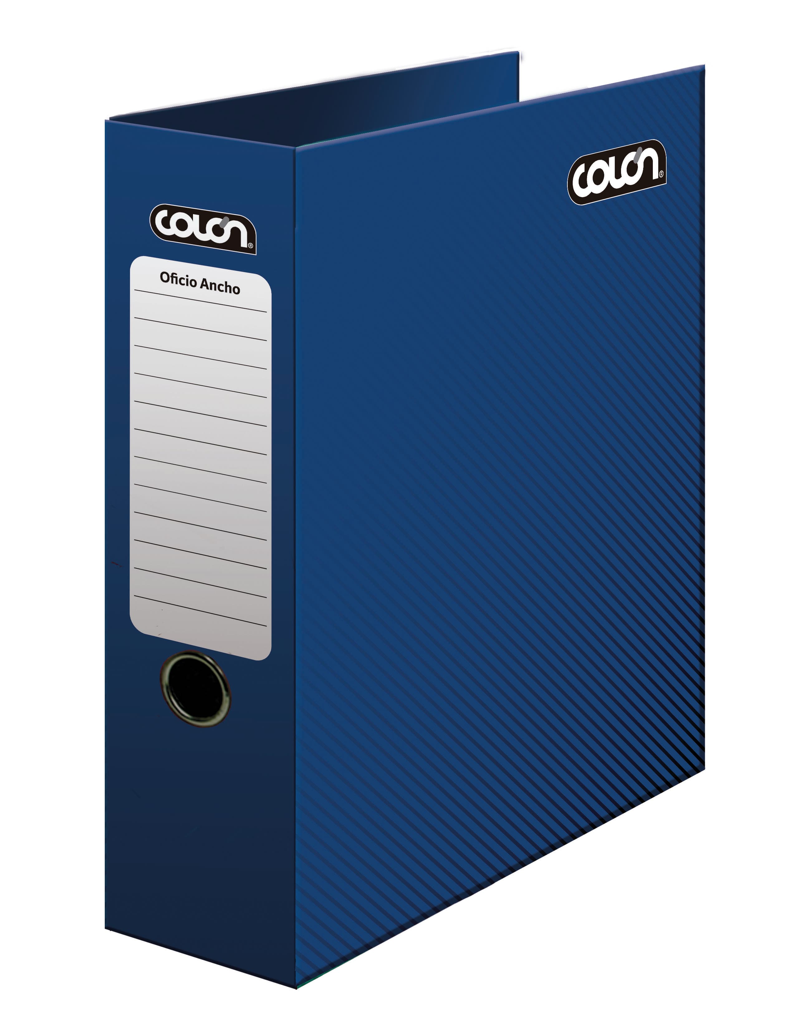 ARCHIVADOR COLON OFICIO ANCHO COLORES AZUL