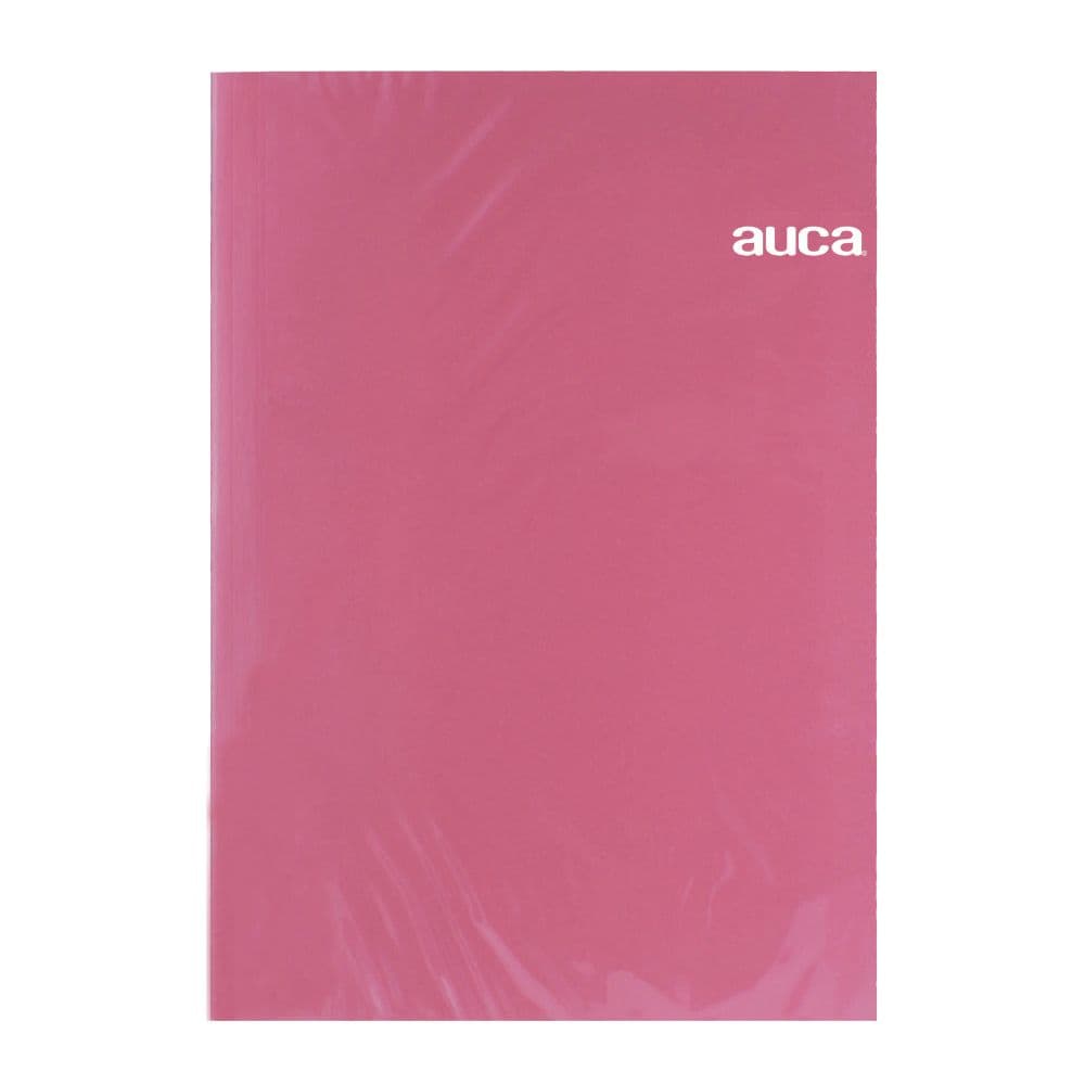 CARPETA PLASTIFICADO ROSADO C/GUSANO AUCA