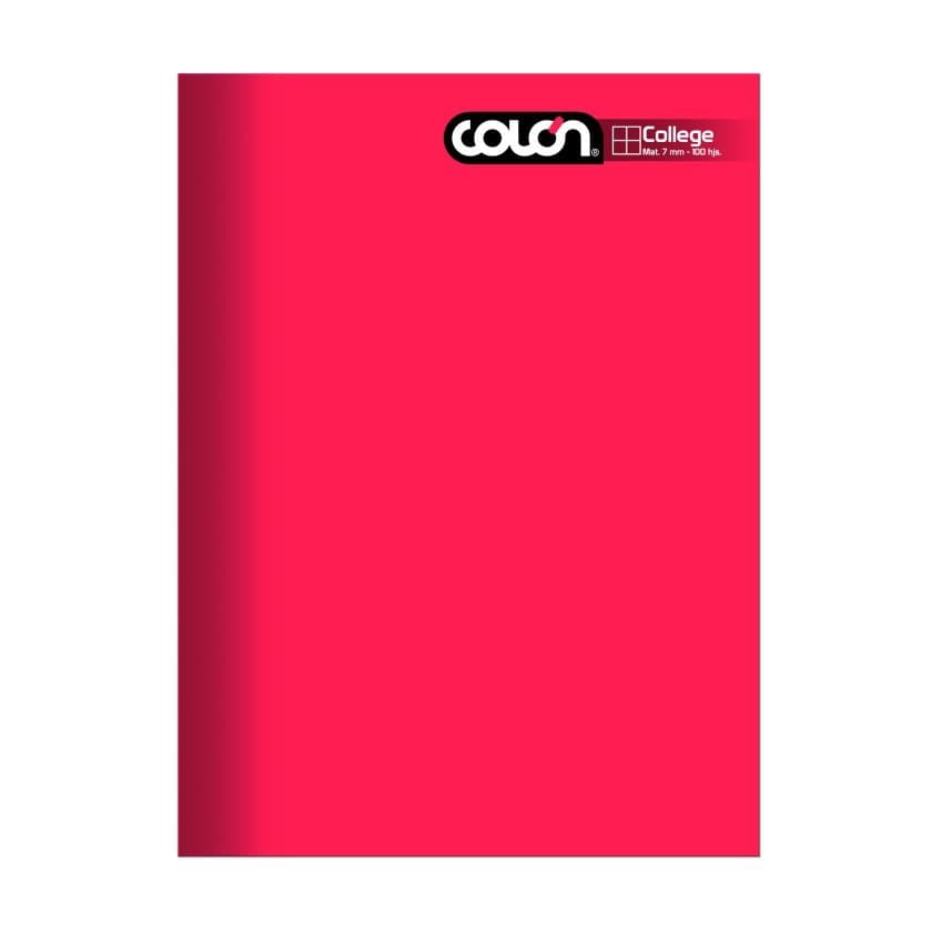 CUADERNO COLLEGE LISO 7M 100H COLON