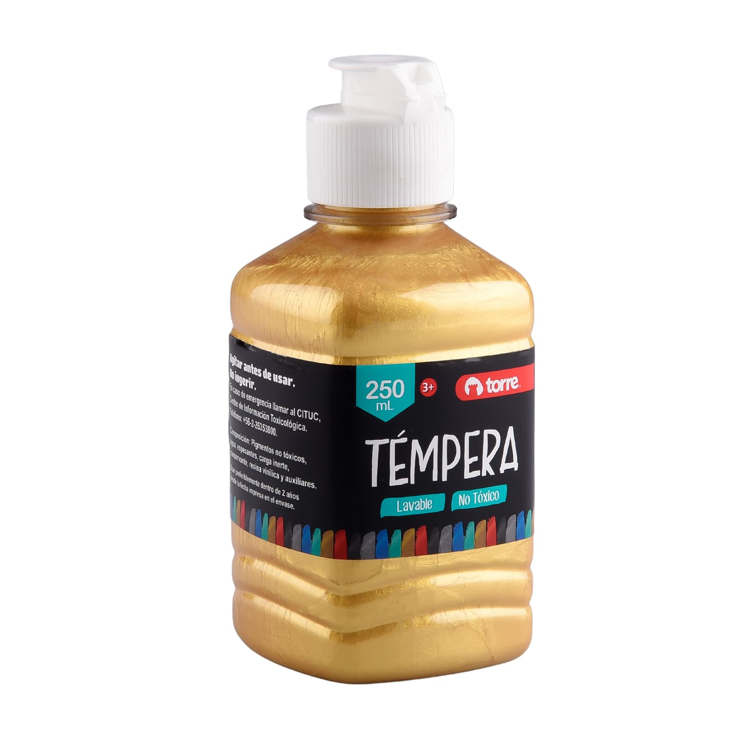 Témpera 250 ml Color Dorado Torre