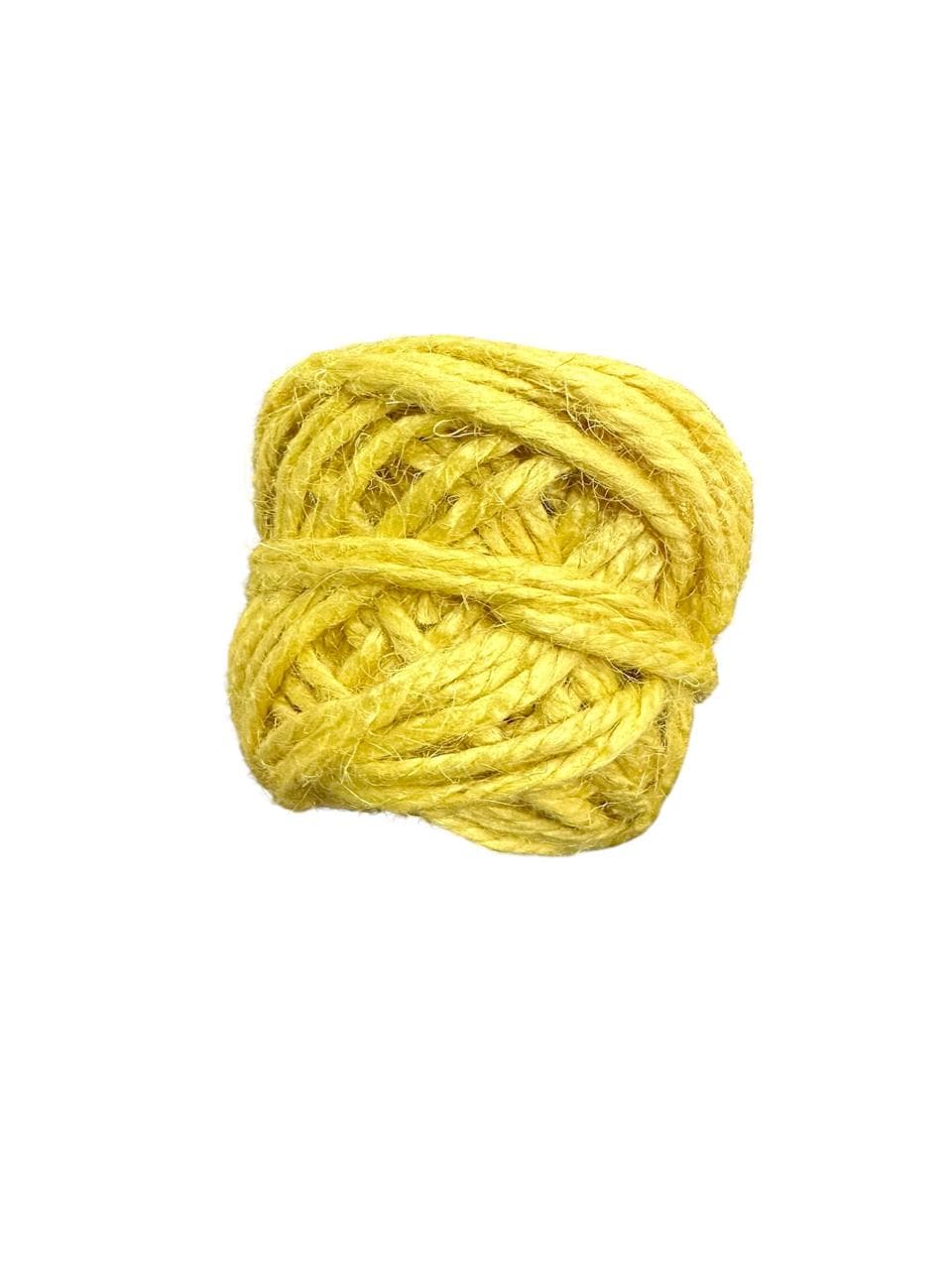 Cáñamo Yute Colores 80 grs. - AMARILLO