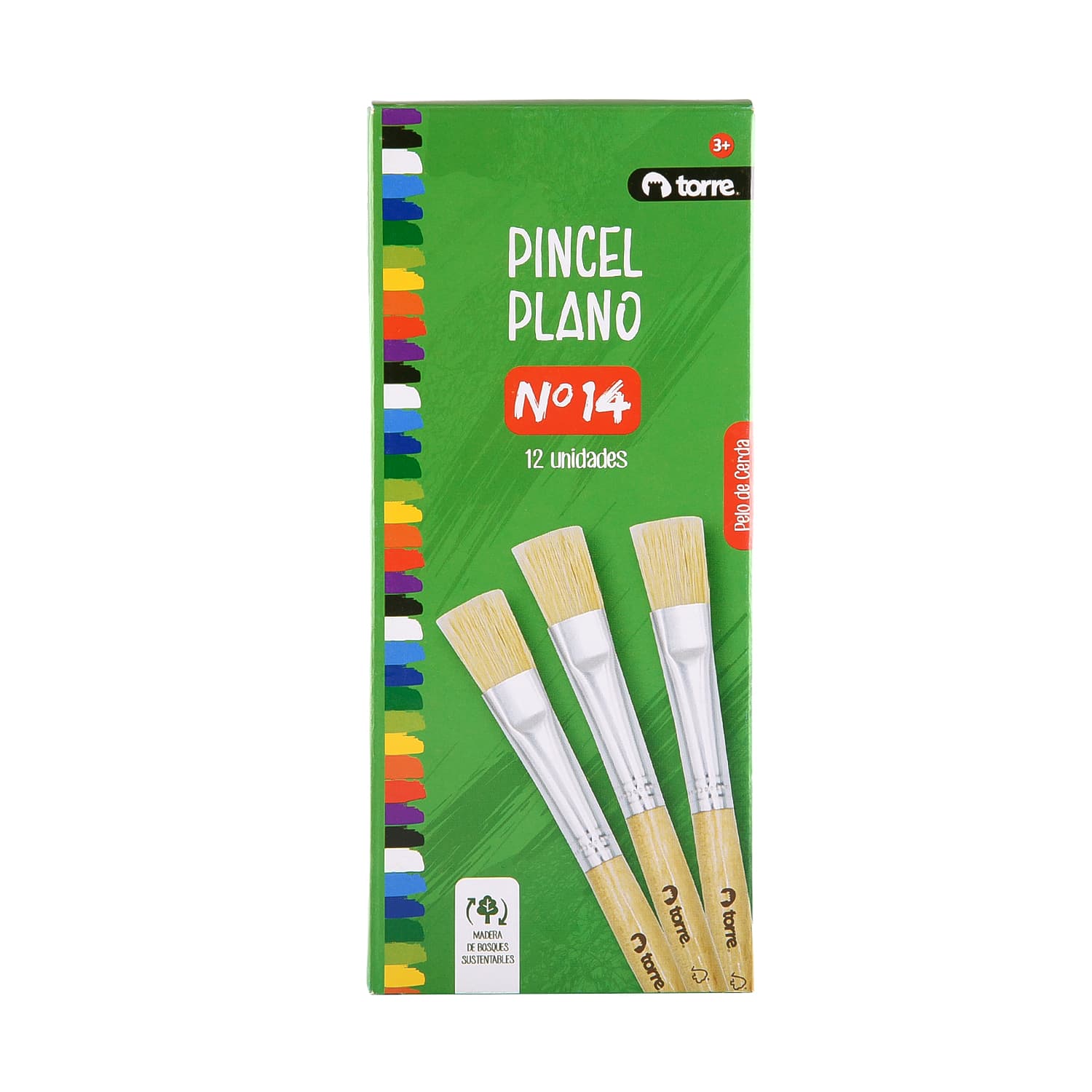 PINCEL PLANO N°14 TORRE