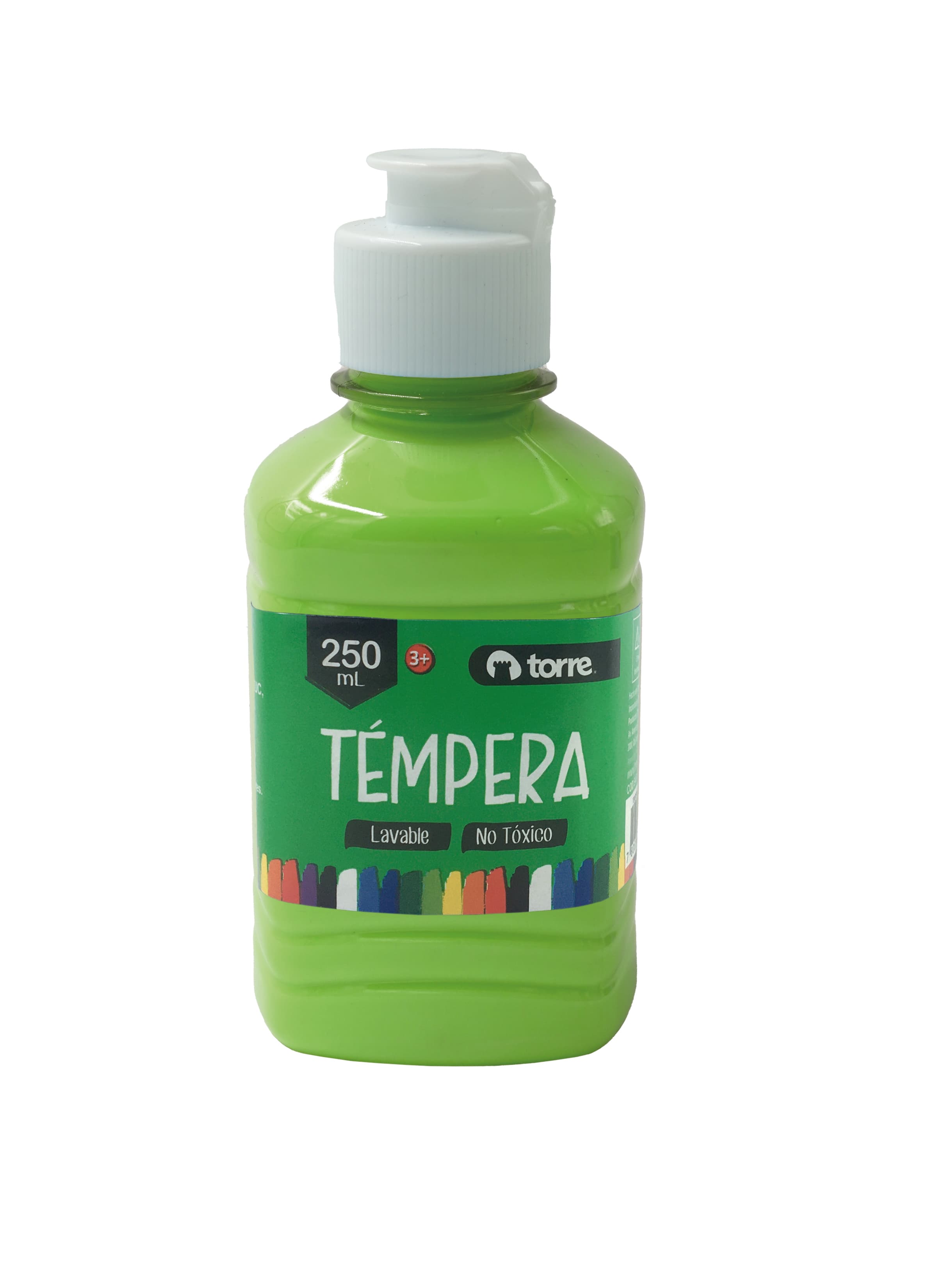 Témpera 250 ml Color Verde Claro Torre