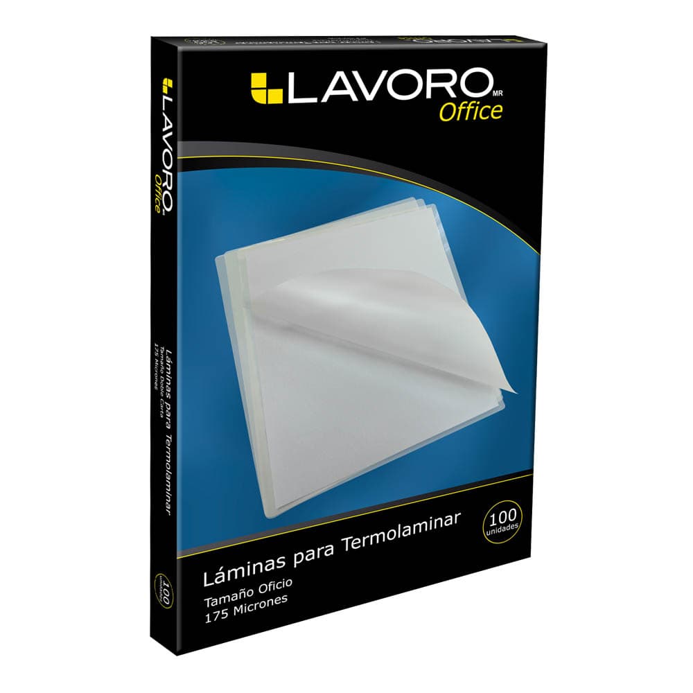 Lámina Para Termolaminar 1 UNIDAD TAMAÑO OFICIO LAVORO