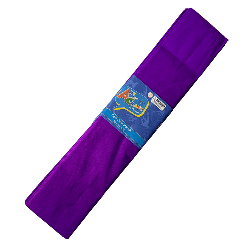 PAPEL CREPE 50X200CMS MORADO  ART&CRAFT
