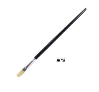 PINCEL N4 ESPATULA MANGO DE MADERA