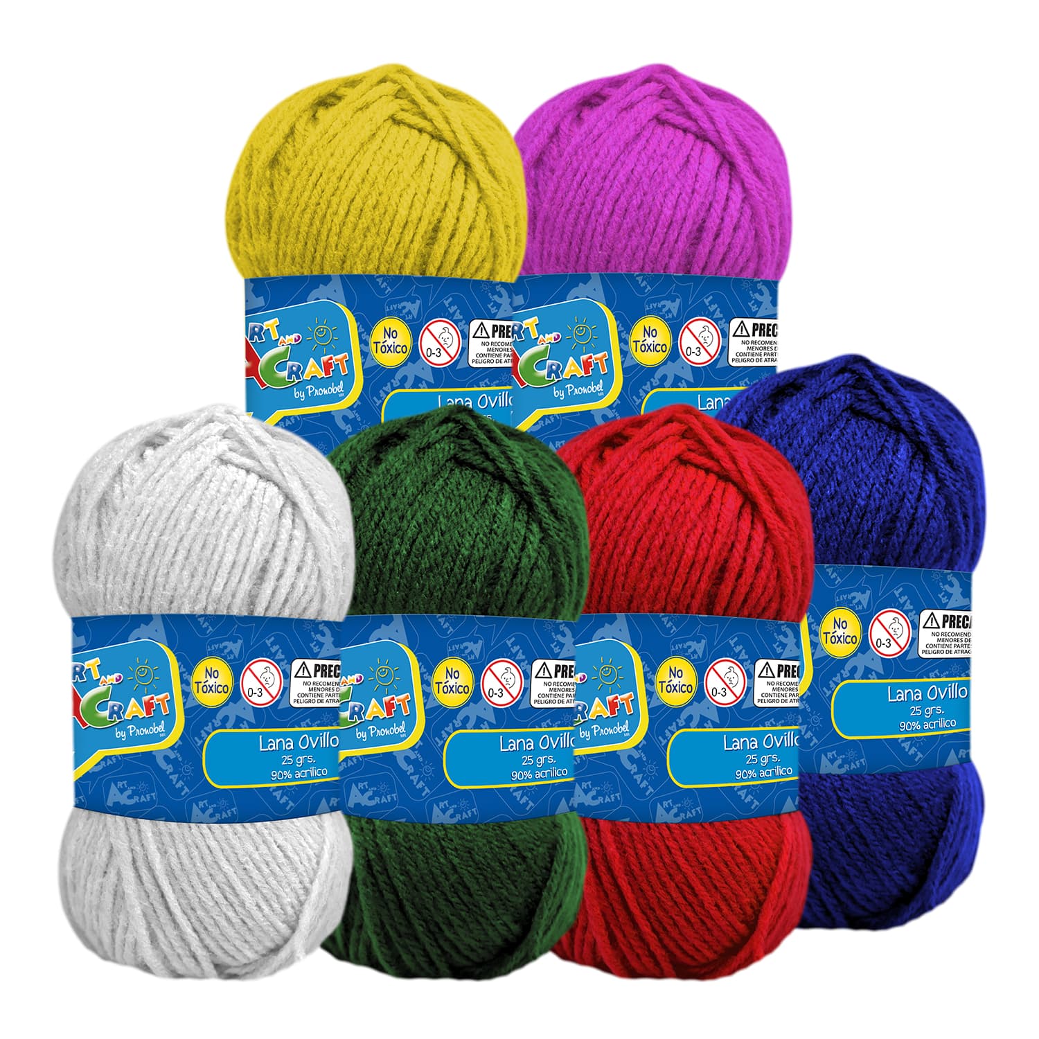 LANA  OVILLO 25 GRS COLORES SURTIDOS