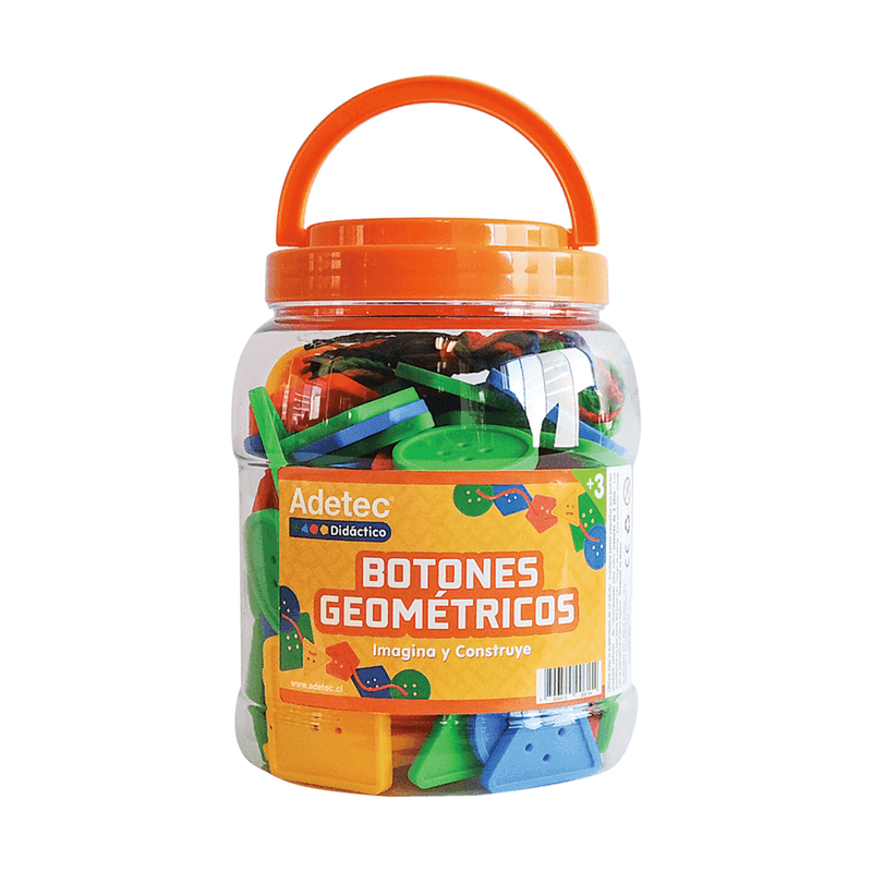 Botones geométricos para hilar ADETEC