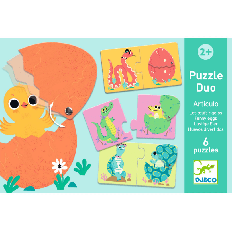 Puzzle Duo huevos divertidos