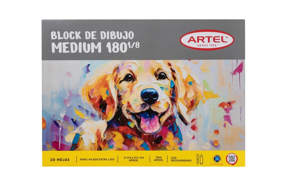 Block de Dibujo Medium 180 1/8 ARTEL