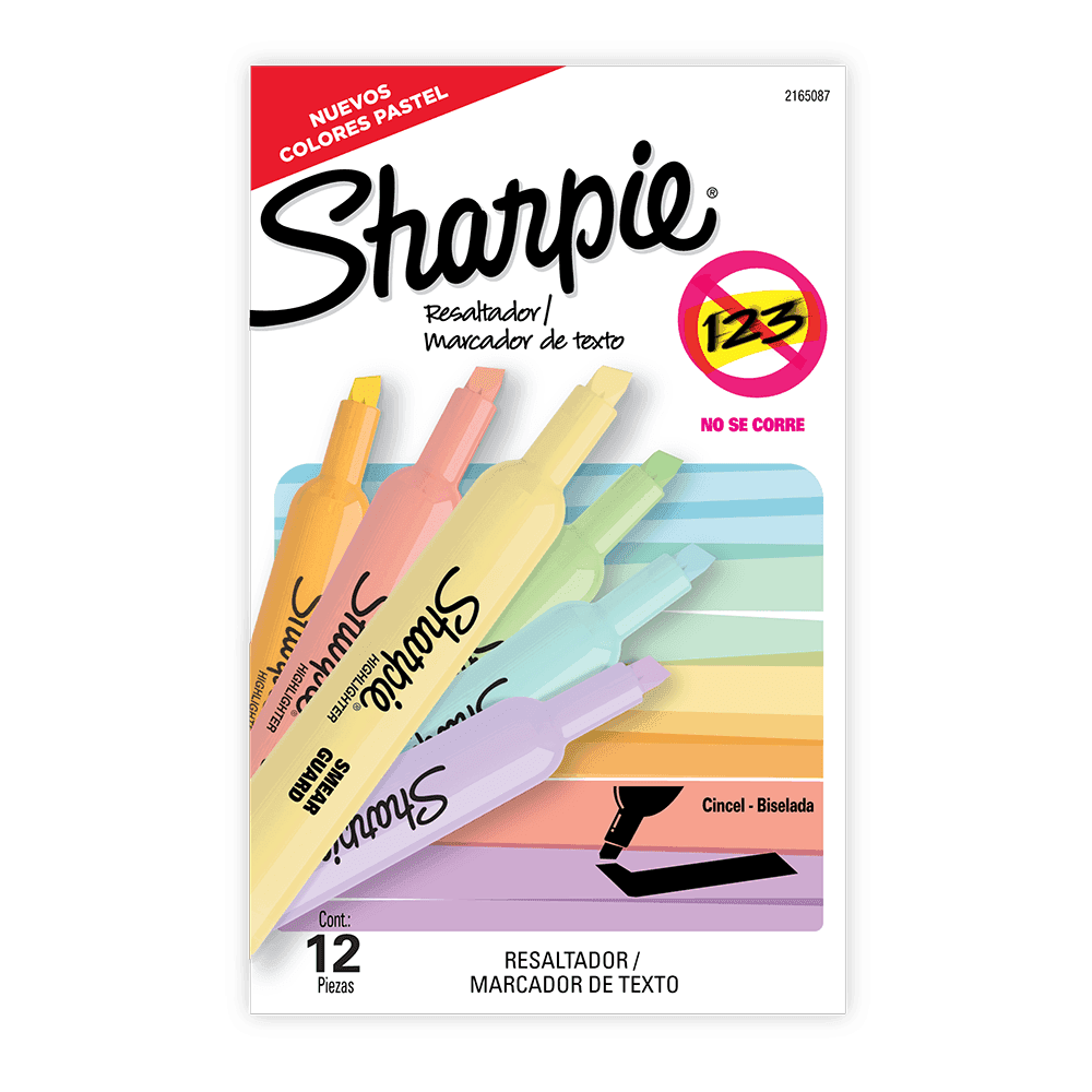 Destacador Sharpie tank pastel surtido