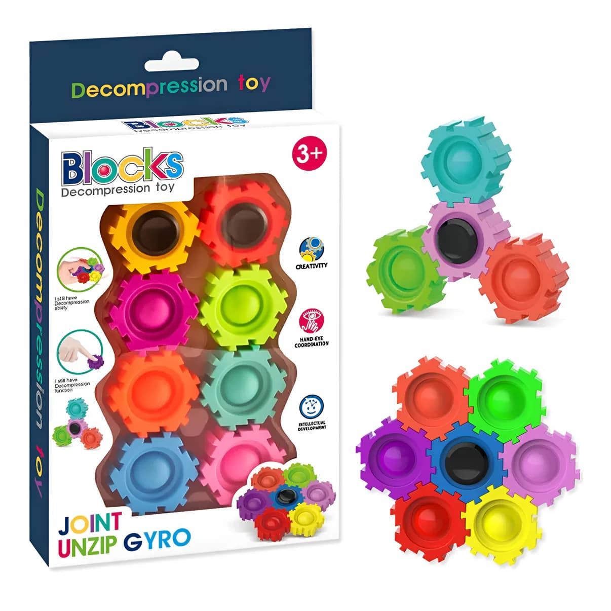 Spinner puzzle de descompresion-Pop It