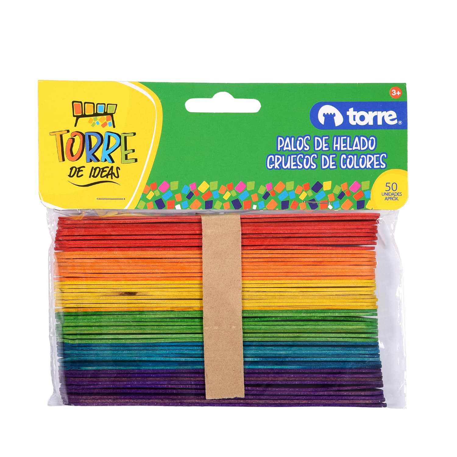 PALOS BAJA LENGUA COLORES TORRE