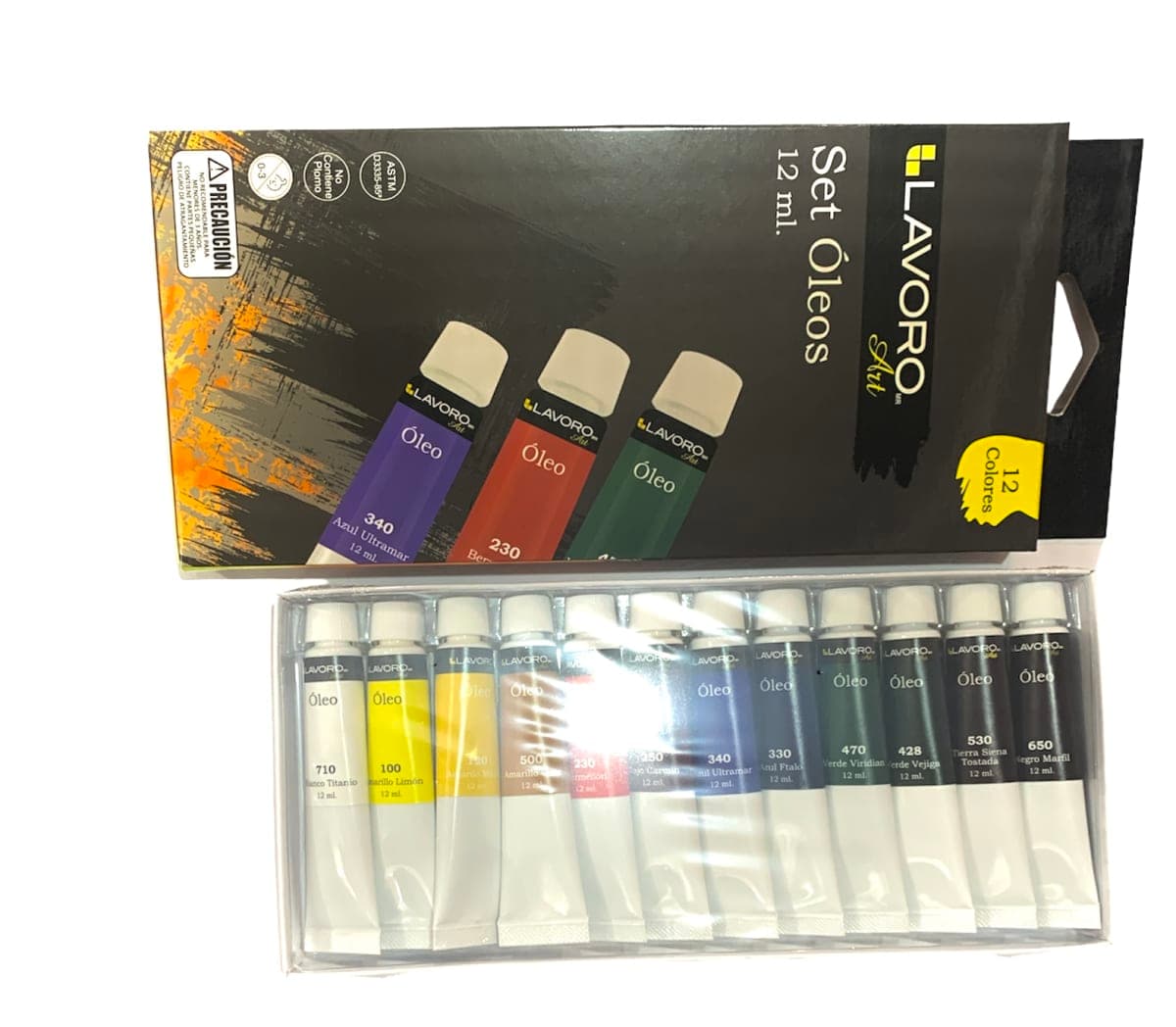 PINTURA OLEO 12ML 12 COLORES