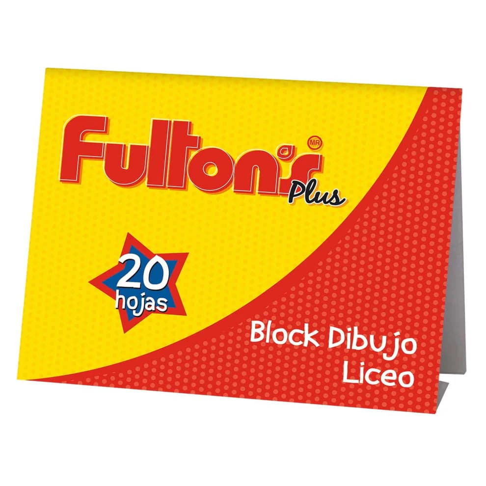 Block Dibujo Liceo 20 Hojas | Fultons