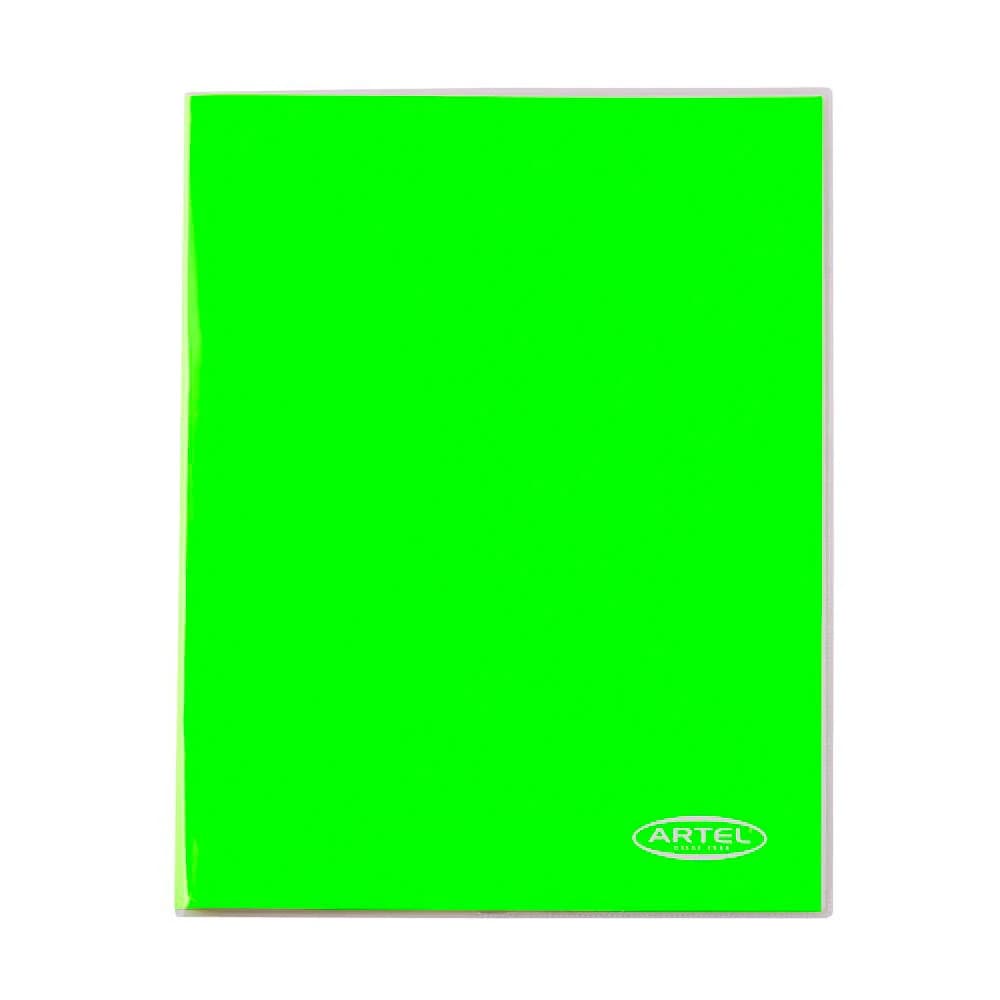 Carpeta Artel con Gusano VERDE