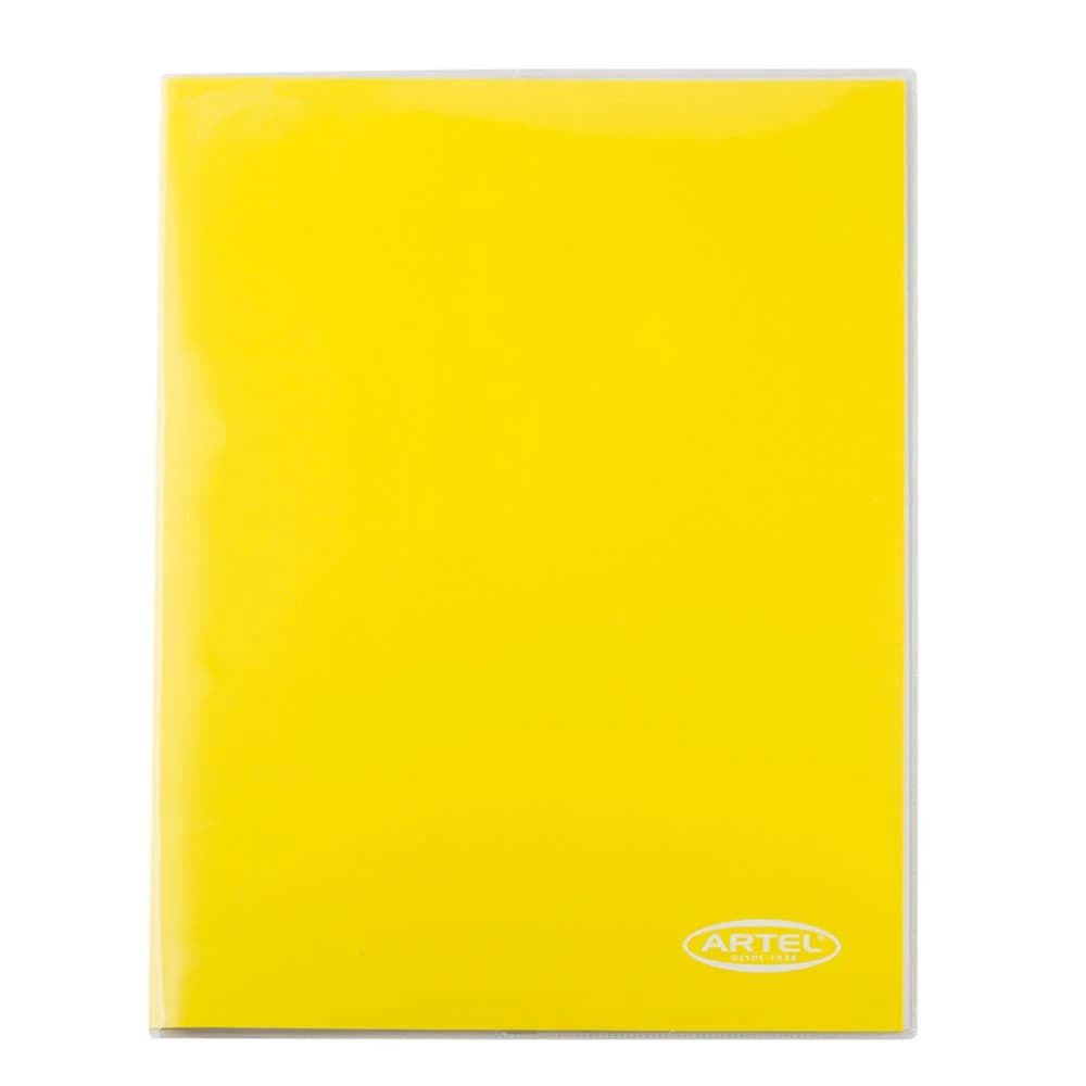 Carpeta Artel con Gusano AMARILLO